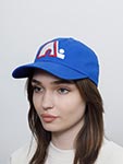 Бейсболка AMERICAN NEEDLE арт. 40742A-QND Quebec Nordiques Blue Line NHL (синий)